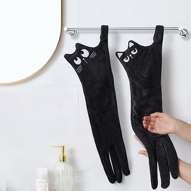 Golf Towel - 재미있는 고양이 손수건 주방 욕실 손수건
