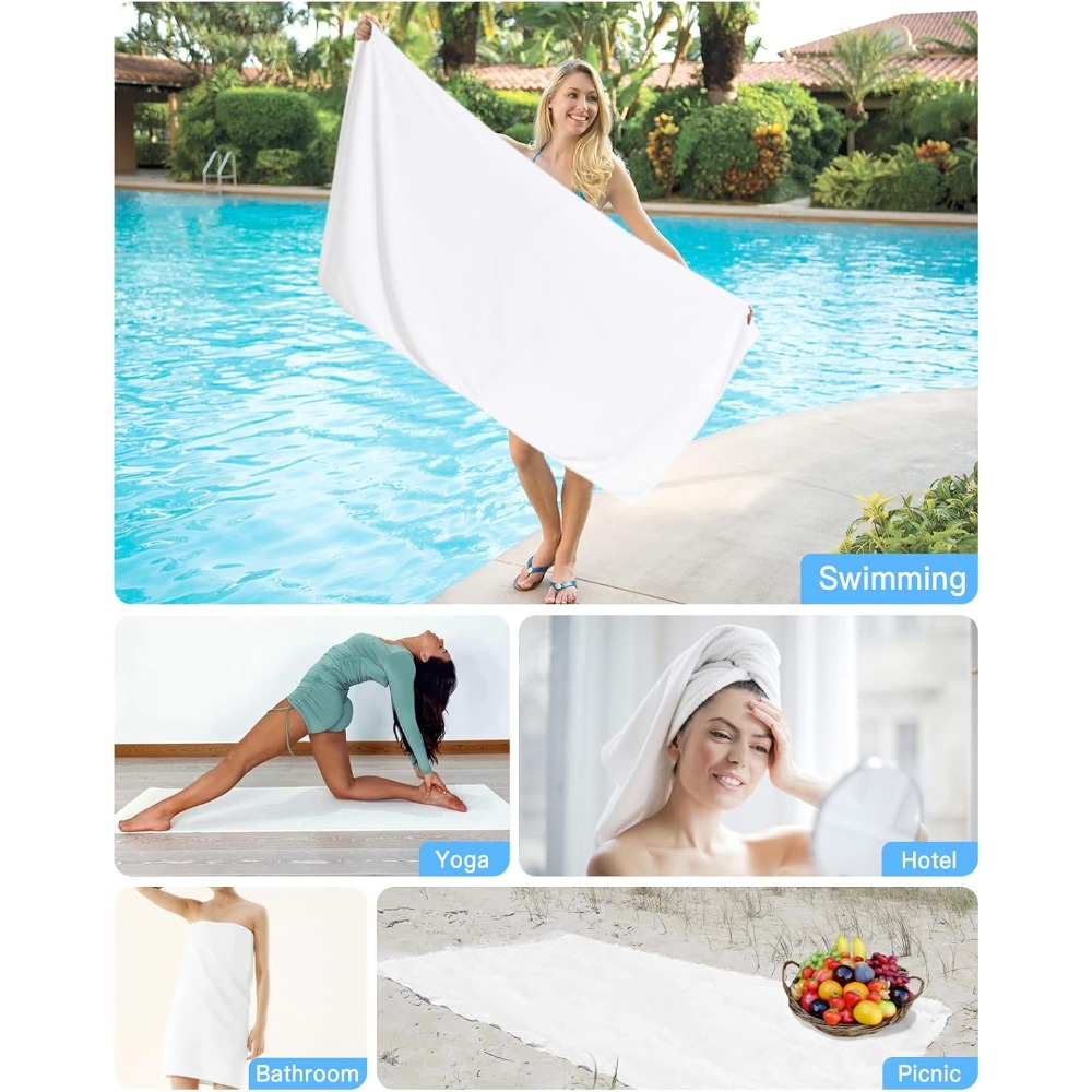 1pc 비치 타월 해변, 목욕, 수영장, 체육관, 요가 - Golf Towel 리뷰 및 가격