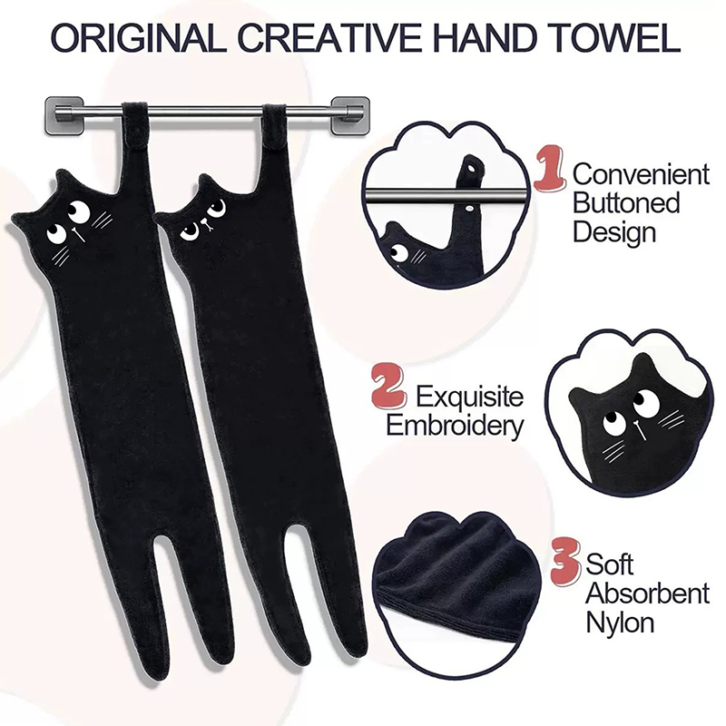 재미있는 고양이 손수건 주방 욕실 손수건 볼 빠른 건조 - Golf Towel 리뷰 및 가격