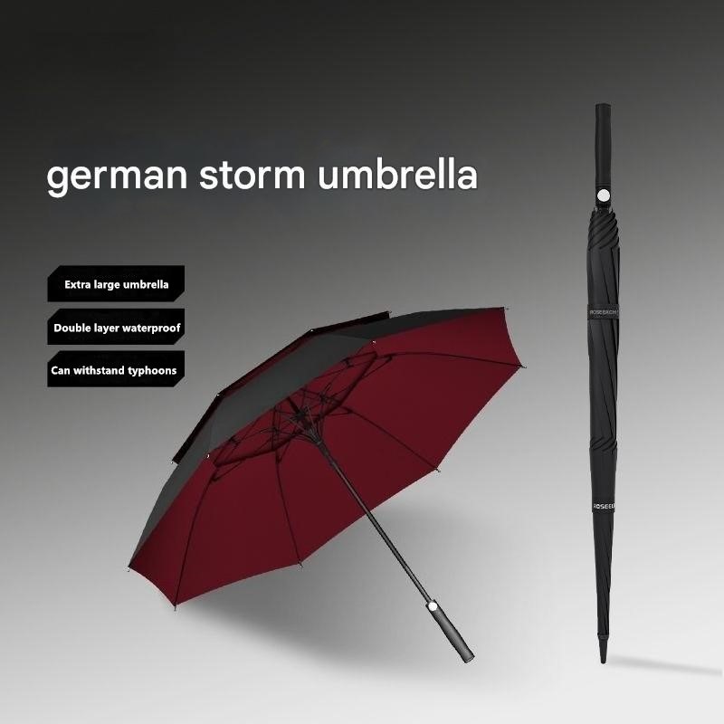 고급형 반자동 롱 스트레이트 핸들 우산 이중 레이어 방 - Golf Umbrella 리뷰 및 가격